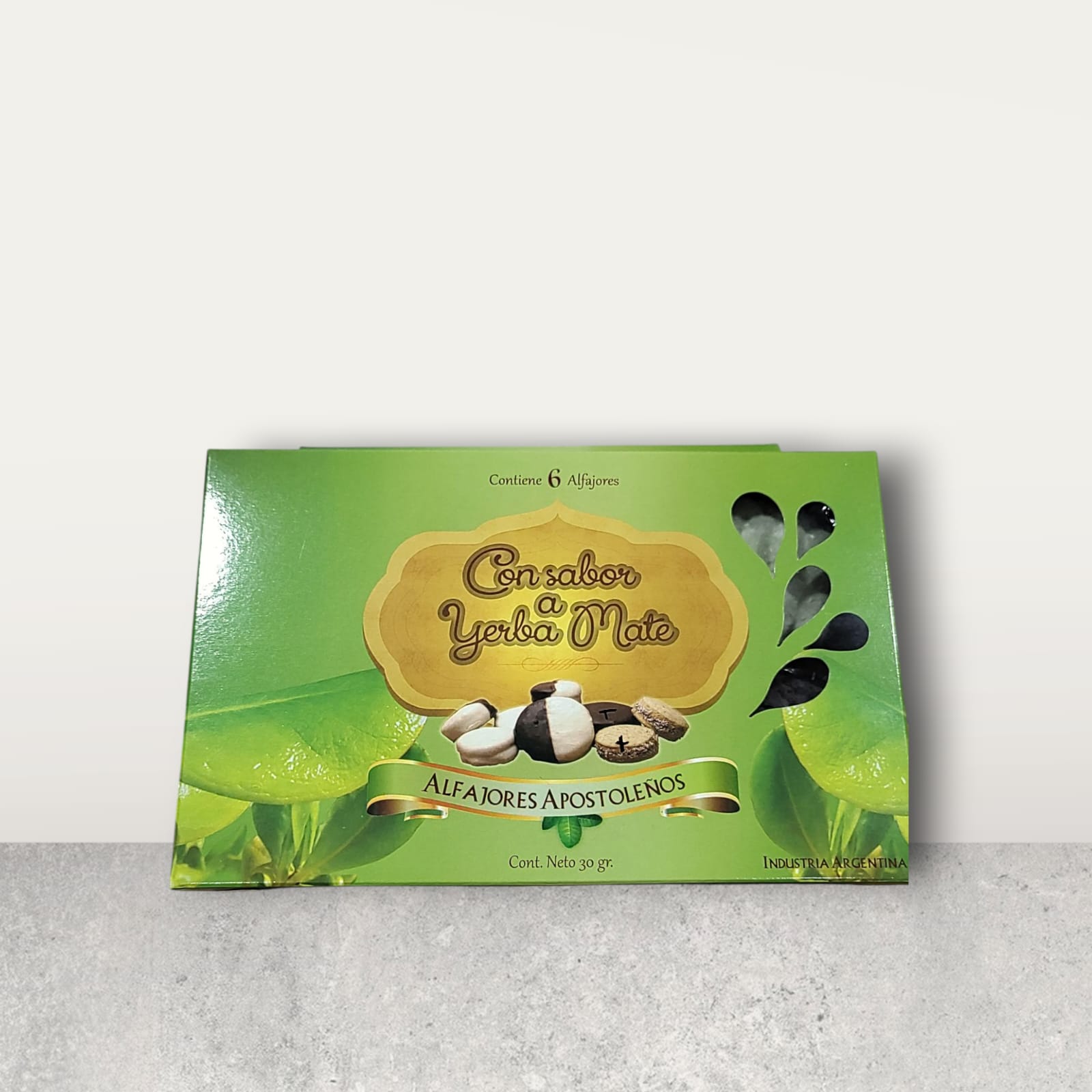 Alfajores con sabor a yerba mate